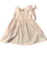 Storybook Heirlooms Toddler Pink &amp; White Gingham Sleeveless Dress 2T NWOT - $45.75 CAD