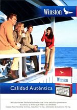 Winston Tobacco Cigarettes Retro Vintage Metal Sign 8x12in Advertising  ... - €21,20 EUR