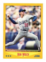 1988 Score #510 Bob Welch Los Angeles Dodgers - $1.00