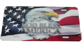 God Bless America Eagle License Plate 6 X 12 Inches New Made In The USA ... - £11.24 GBP