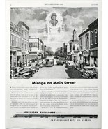 1947 American Railroads Train Advertisement Mirage On Maine Street DWJJ22 - €34,31 EUR
