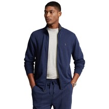 Polo Ralph Lauren Men&#39;s Luxury Jersey Track Jacket Blue XL B4HP $138 - £55.32 GBP