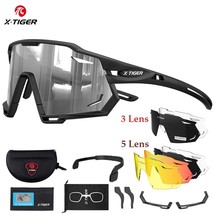 X-TIGER Cycling gles Polarized UV400 Bicycle Eyewear New  Dual-purpose Design Fe - £92.55 GBP