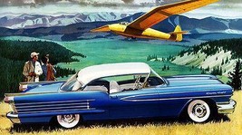 1958 Oldsmobile Dynamic 88 Holiday Coupe - Promotional Advertising Magnet - £9.58 GBP