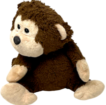11" Progressive Plush Monkey 2012 Brown Tan Stitched Eyes Sitting Stuffed Animal image 3