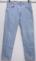 Levi&#39;s Authentic 505 Regular Fit Straight Leg Blue J EAN S W36 L32 100% Cotton Usa - £16.05 GBP
