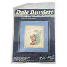 Dale Burdett Cross Stitch Babies Are For Hugging Country Bear and Bunny - $11.54