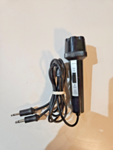 Vintage Realistic Dual Plug Mic Microphone 200 Ohm Dynamic Radio Shack - £9.11 GBP
