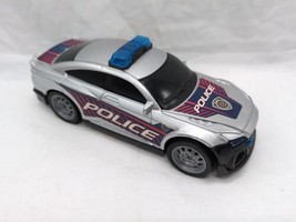 Dickie Toys Silver Black Police Car 5&quot; - $9.89