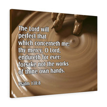  138:8 Lord Will Perfect Psalm  Bible Verse Canvas Christian Wal - £63.90 GBP+