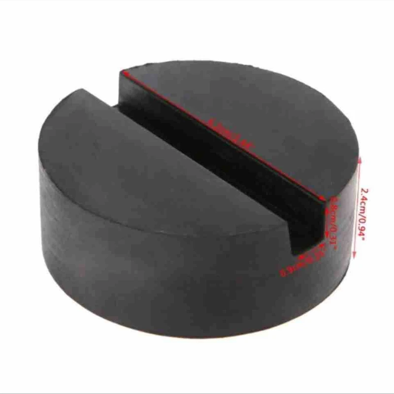 Universal Car Lift Jack Stand Rubber Pads - Slotted Floor Jack Pad Frame Rail - £13.27 GBP