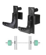 J-Hooks For 2X2&quot; Power Rack With 1&quot; Hole, Barbell Holder/Squat Rack Acce... - £35.12 GBP