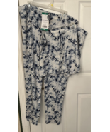 Lucky Brand Blue Tye Dye Pajama Pants &amp; Pajama Shorts 2 Pieces Women&#39;s S... - $431.14 MXN