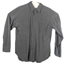 J Crew Gray Shirt Mens Large Long Sleeve Button-Down 16.5-17 - $15.84