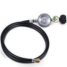 6Ft Propane Regulator With Hose, Gas Grill Regulator And Gauge For Most Lp Gas G - $37.99