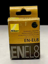 Nikon EN-EL8 Rechargeable Lithium-Ion Battery 730mAh ENEL8 - £13.42 GBP