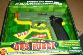 Uni toys  special ops Force 45 caliber electronic sound pistol new in box b3 - $15.00