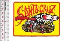 Vintage Skateboarding California Santa Cruz Bone Slasher Santa Cruz, CA Patch - £7.98 GBP