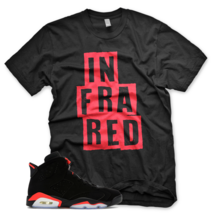 New &#39;infrared&#39; T Shirt For J1 6 Og Black Infrared Vi Mens + Youth - £21.11 GBP