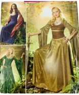 Simplicity 0501 Medieval Costume Elven Dress Pattern Queen Throne 10 12 ... - £14.86 GBP