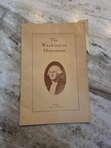 1923 The Washington Monument Guide Book Society of American Military Eng... - $6.93