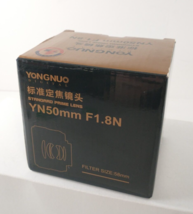 YN50mm F1.8 Standard Prime Lens Large Aperture Auto Manual Focus AF MF For Nikon - £71.94 GBP