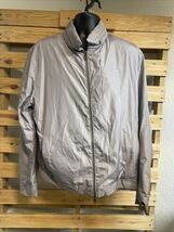 Saks Fifth Avenue Light Gray Windbreaker Jacket Men's Size XL KG JD - $19.79