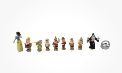 Snow White Seven Dwarfs Disney 1995 Polly Pocket Bluebird LIGHTS WORK COMPLETE  Item image 2