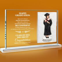 Crystal Graduate Figurine Plaque 4x6 Inspirational Graduation Gift 2025 - $4.89 Crystal Graduate Figurine Plaque 4x6 Inspirational Graduation Gift 2025 - $4.89