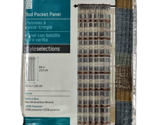 Home Rod Pocket Panel Style Selections 52x84in Mineral Blue Polyester 00... - $19.99