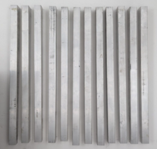 12 Pieces Aluminum Flat Bar Solid Extruded Mill Stock Reduced Thickness image 5