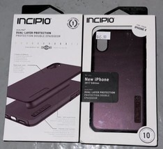 Incipio Dual Layer Protection Purple Phone Case for Apple iPhone X - $8.49