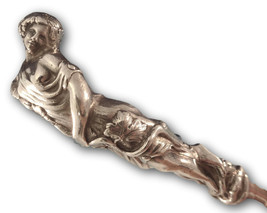 Art Silver Wendt Caldwell Berry Spoon Woman Greek Roman Goddess Figural Grapes - €1.539,31 EUR