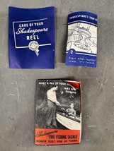 Vintage Shakesphere Reel Care Brochure Fine Fishing Tackle Kmart Troy Mi... - $5.96