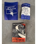Vintage Shakesphere Reel Care Brochure Fine Fishing Tackle Kmart Troy Mi... - $8.38 CAD