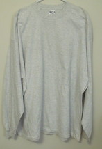 Mens NWOT Gildan Gray Long Sleeve T Shirt Size XXXL - £10.23 GBP