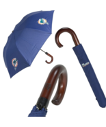 NFL Miami Dolphins Umbrella with engraved Wood Handle auto open with Sleeve - €34,32 EUR