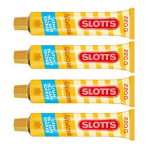 Slotts Senap Sötstark Hot &amp; Sweet Mustard No Added Sugar 4x220 gram - £38.36 GBP