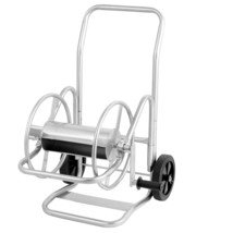 Hose Reel Cart 200ft. Heavy Duty Garden Water Yard Planting w/ Wheels - £125.35 GBP