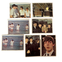 Beatles Color Cards Trading Cards TCG Q And A On The Back Side Vintage L... - $9.47