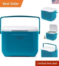 16qt Insulated Portable Cooler, Hard Cooler with Heavy Duty Handle &amp; Ice... - $38.24