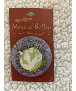 Vintage Hallmark Pin Musical Joy To The World Christmas Button Needs Bat... - $19.64 CAD