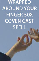 50X FULL COVEN CAST WRAPPED AROUND YOUR FINGER - LOVE MAGICK WITCH Cassia4  image 2