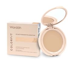 WARDAH Velvet Powder Foundation 43W Golden Sand 11g - That is able to di... - $40.31