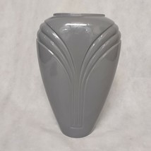 Art Deco Ceramic Vase Gray 15&quot; Tall Royal Haeger 4386 - £41.52 GBP