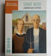 AMERICAN GOTHIC by Grant Wood Pomegranate 1000 Artpiece Jigsaw Puzzle 20 x 25 - $15.95