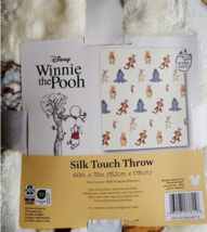 Winnie The Pooh Silk Touch Throw Blanket Oversize 60”x70” Washable New! - $43.63