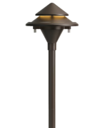 Kichler 3-Watt Low Voltage Hardwired LED Landscape Path Light Olde Bronz... - $89.09