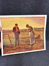 The Angelus WC Co Tyrone PA Beautiful VINTAGE RELIGIOUS PRINT 9”x11” - £8.88 GBP