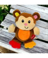 Carter&#39;s Monkey Teether Rattle 10.5&quot;  Plush Baby Toy 2018 - $264.09 MXN